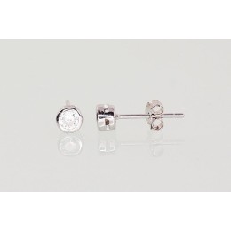 Hõbedast naelkõrvarõngad 2202990(PRh-Gr)_CZ