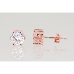Hõbedast naelkõrvarõngad 2203001(PAu-R)_CZ