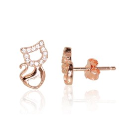 Hõbedast naelkõrvarõngad 2203150(PAu-R)_CZ