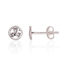 Hõbedast naelkõrvarõngad 2203444(POx-Bk)