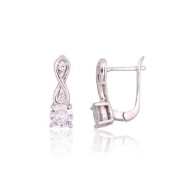 Hõbedast kõrvarõngad 2203745(PRh-Gr)_CZ
