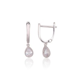 'Inglise' sulguriga hõbekõrverõngad 2203751(PRh-Gr)_CZ