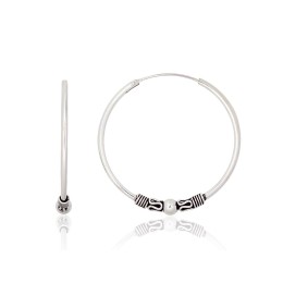 Hõbekõrvarõngad-ringikesed 2203995(POx-Bk)