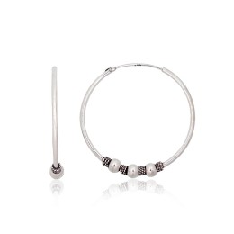 Hõbekõrvarõngad-ringikesed 2203998(POx-Bk)