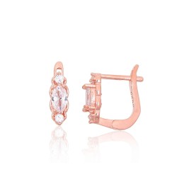 'Inglise' sulguriga hõbekõrverõngad 2204112(PAu-R)_CZ