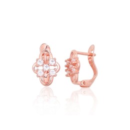 'Inglise' sulguriga hõbekõrverõngad 2204113(PAu-R)_CZ