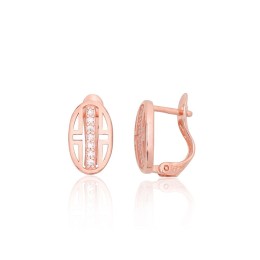 'Inglise' sulguriga hõbekõrverõngad 2204116(PAu-R)_CZ