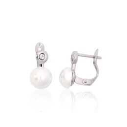 'Inglise' sulguriga hõbekõrverõngad 2204148(PRh-Gr)_CZ+PEX