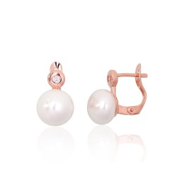 'Inglise' sulguriga hõbekõrverõngad 2204149(PAu-R)_CZ+PE