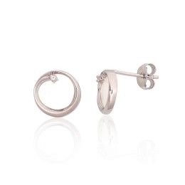 Hõbedast naelkõrvarõngad 2204162(PRh-Gr)_CZ+PL