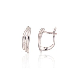 'Inglise' sulguriga hõbekõrverõngad 2204168(PRh-Gr)