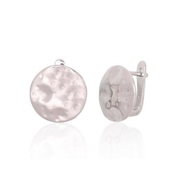 'Inglise' sulguriga hõbekõrverõngad 2204171(PRh-Gr)