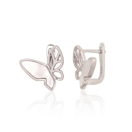 'Inglise' sulguriga hõbekõrverõngad 2204175(PRh-Gr)_PL