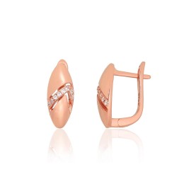 'Inglise' sulguriga hõbekõrverõngad 2204217(PAu-R)_CZ