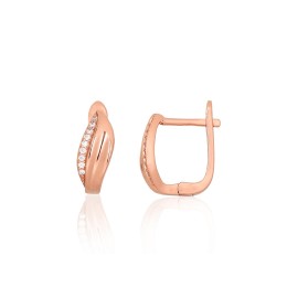 'Inglise' sulguriga hõbekõrverõngad 2204218(PAu-R)_CZ