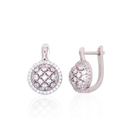 'Inglise' sulguriga hõbekõrverõngad 2204258(PRh-Gr)_CZ