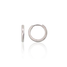 Ümmarguse kinnisega hõbekõrvarõngad 2204302(PRh-Gr)