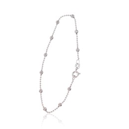 Hõbekett Bead 1-3 mm 2400058(PRh-Gr)-bracelet