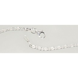 Hõbekett Snail 2,1 mm , kantide teemanttöötlus 2400097