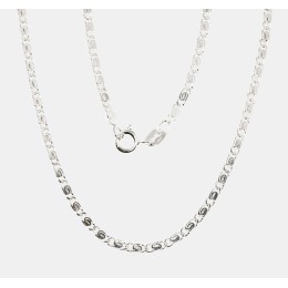 Hõbekett Snail 2,1 mm , kantide teemanttöötlus 2400097